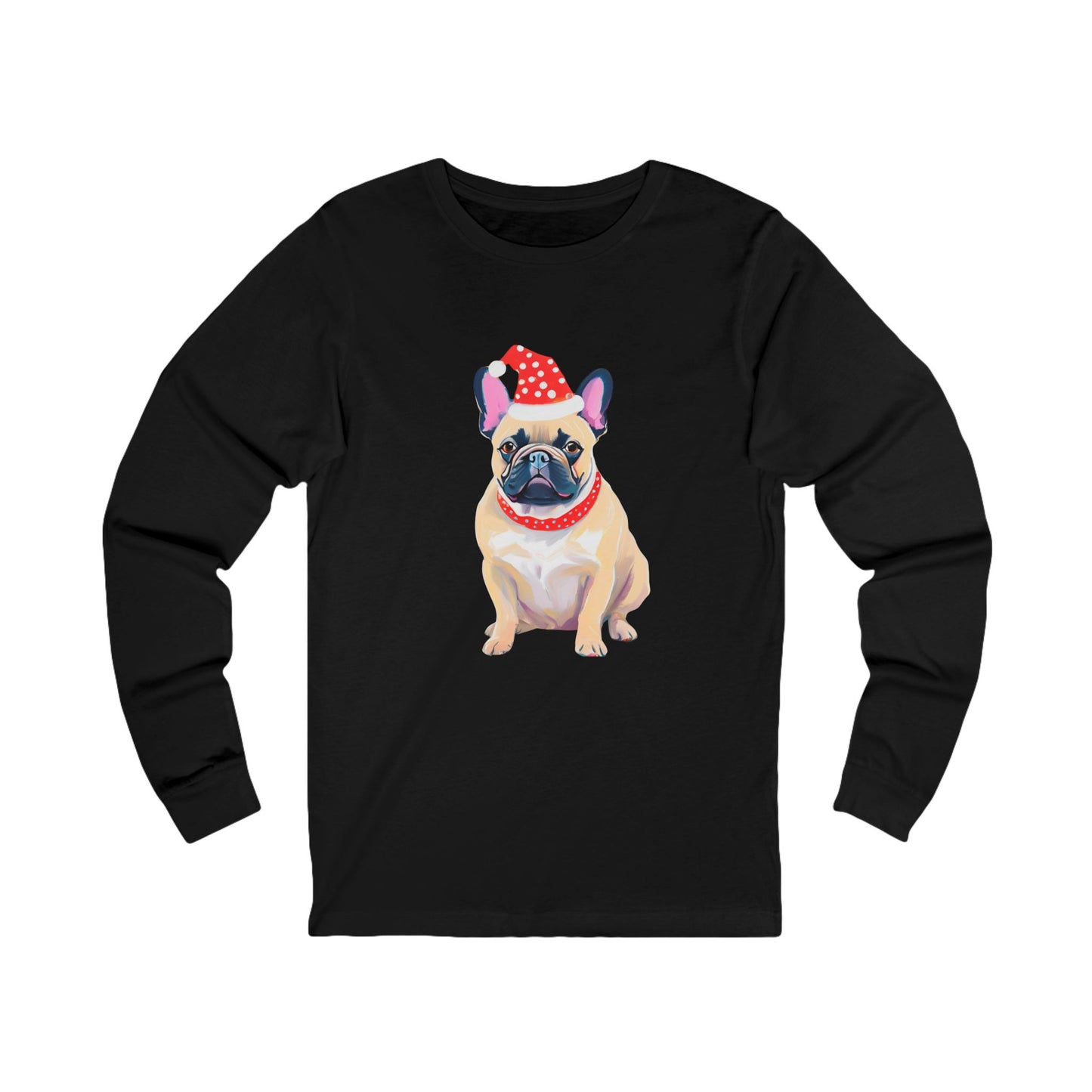 A Very Frenchie Christmas Long Sleeve Tee