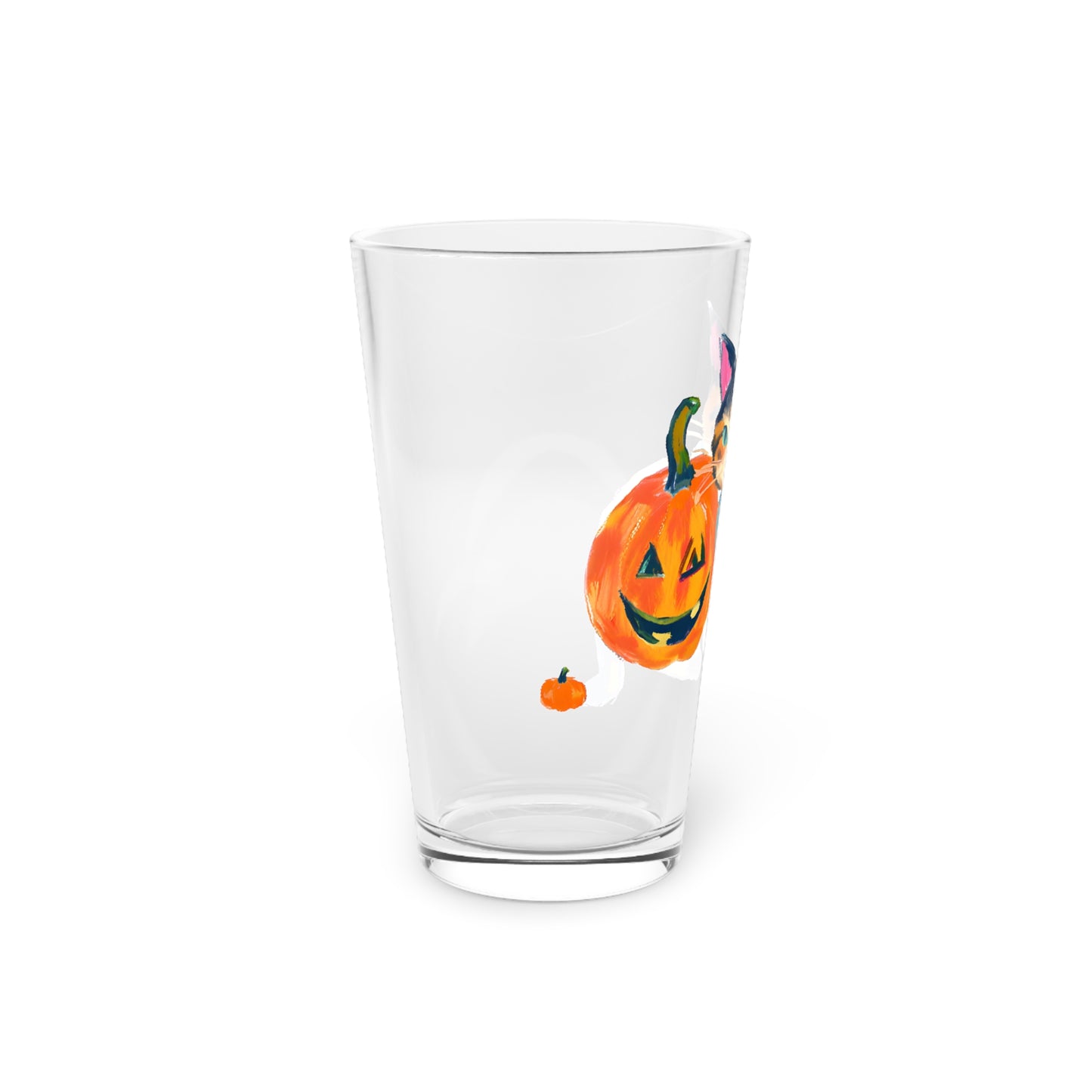 Peter the Pumkin Cat Pint Glass, 16oz