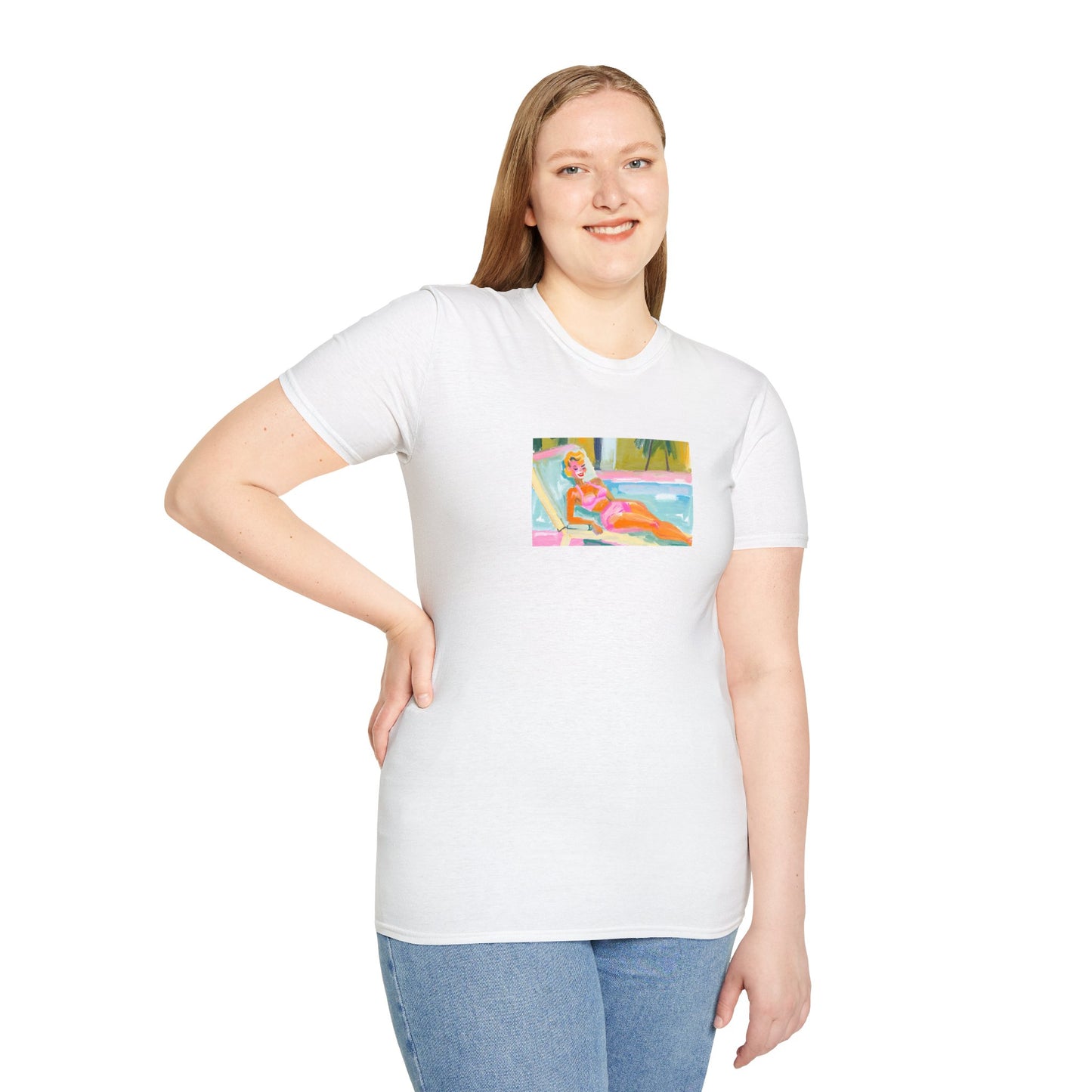 Bathing Beauty Unisex Softstyle T-Shirt