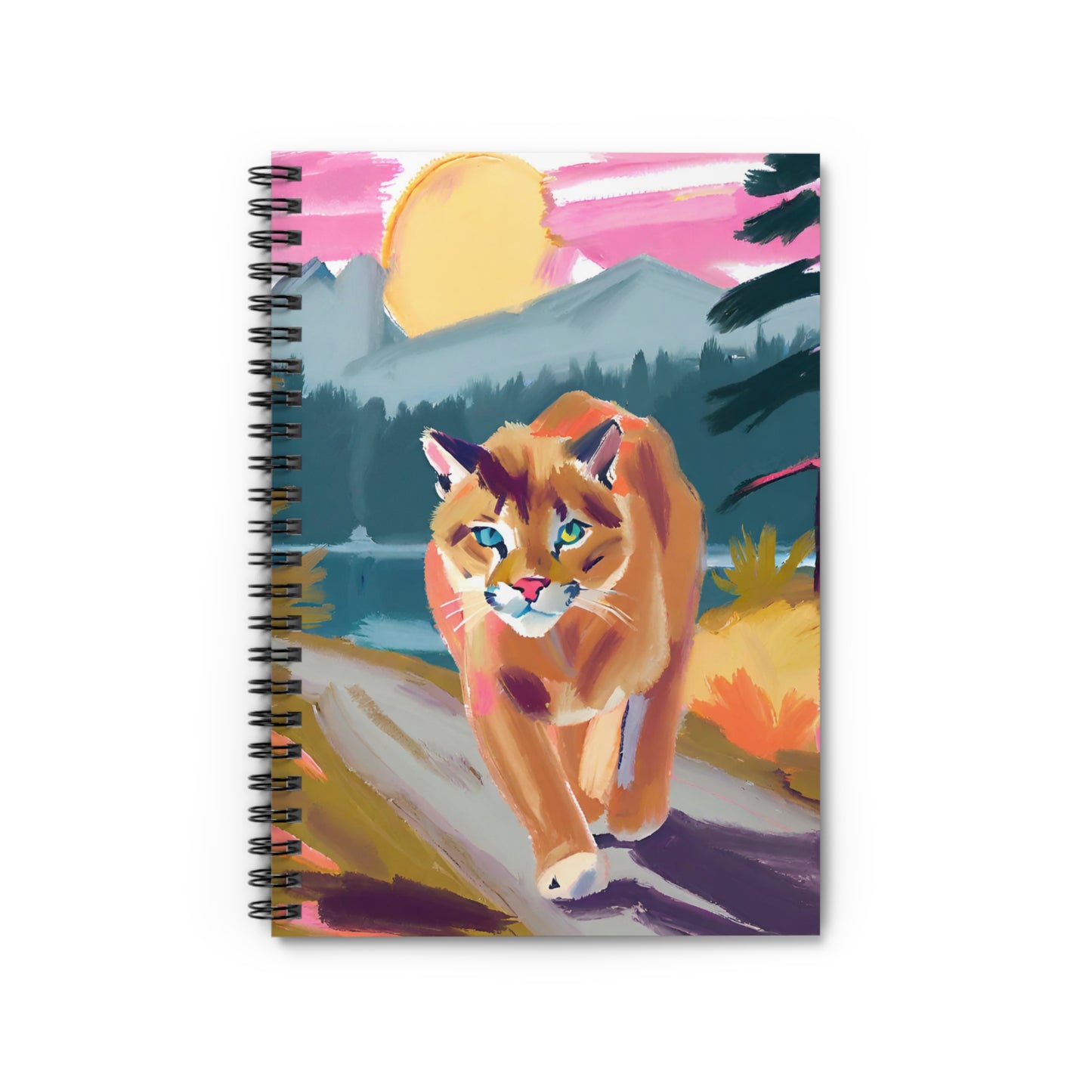 Lola the Cougar  Spiral Notebook - Ruled Line