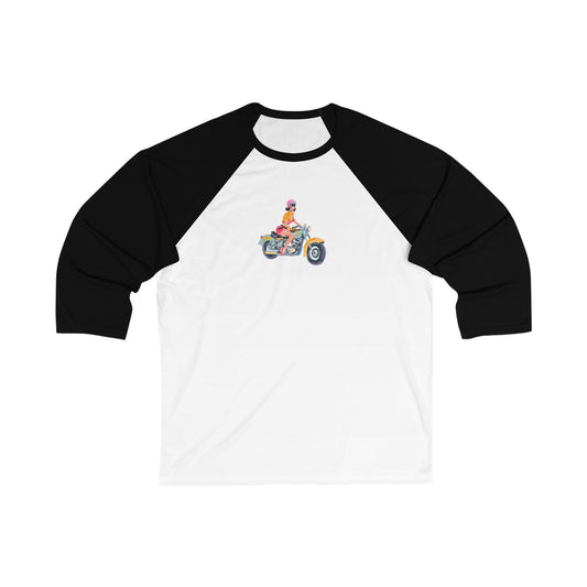 Vroom Unisex 3\4 Sleeve Baseball Tee