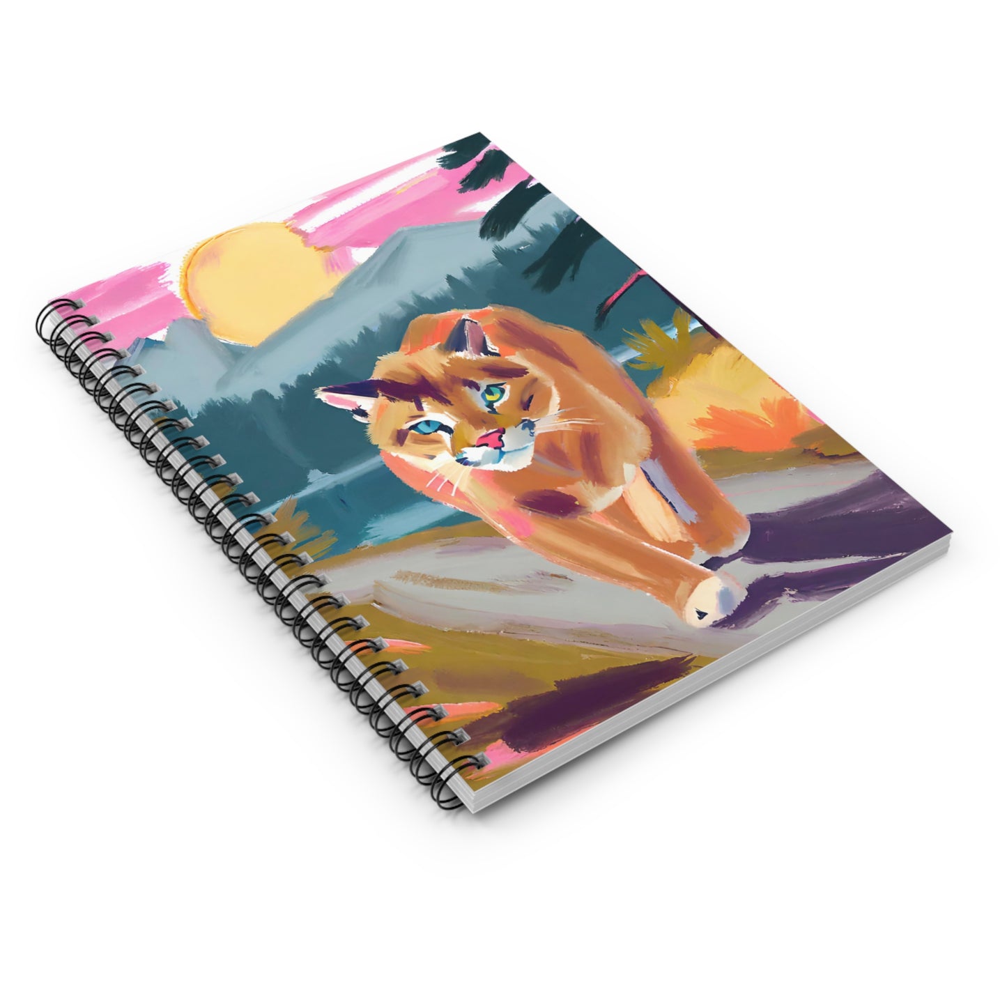 Lola the Cougar  Spiral Notebook - Ruled Line