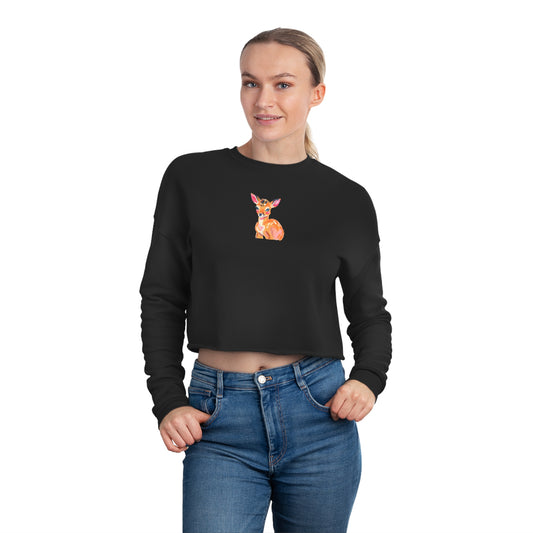 Deer Me! Women's Cropped Sweatshirt