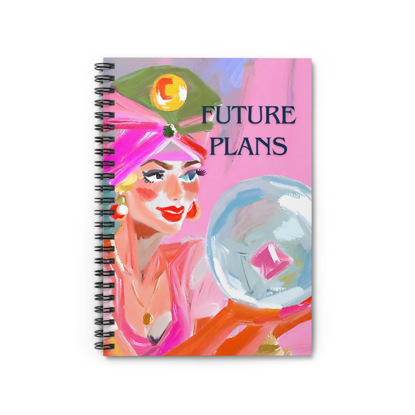 Crystal the Psychic Spiral Notebook - Ruled Line