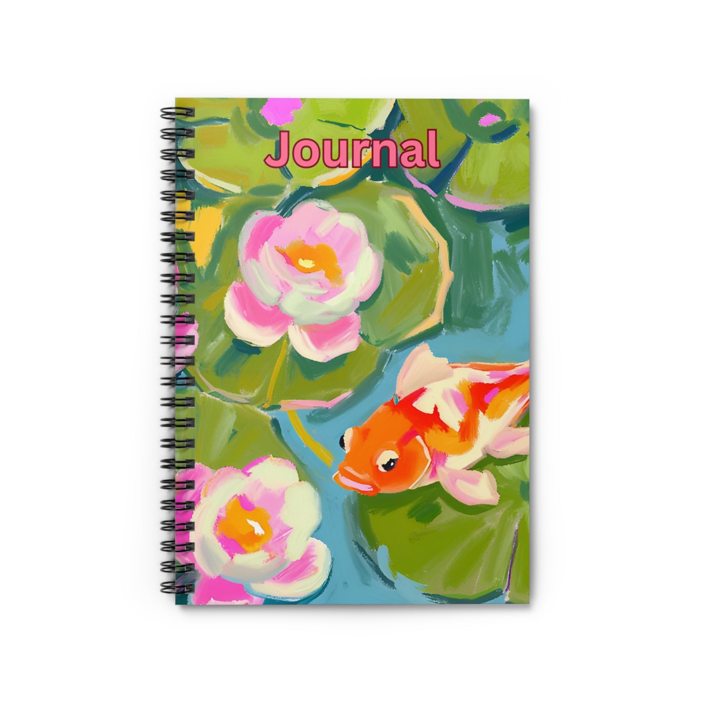 Coy Koi Spiral Notebook - Ruled Line