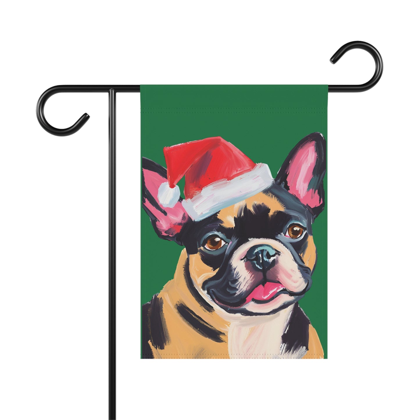 Frenchie Christmas Garden & House Banner