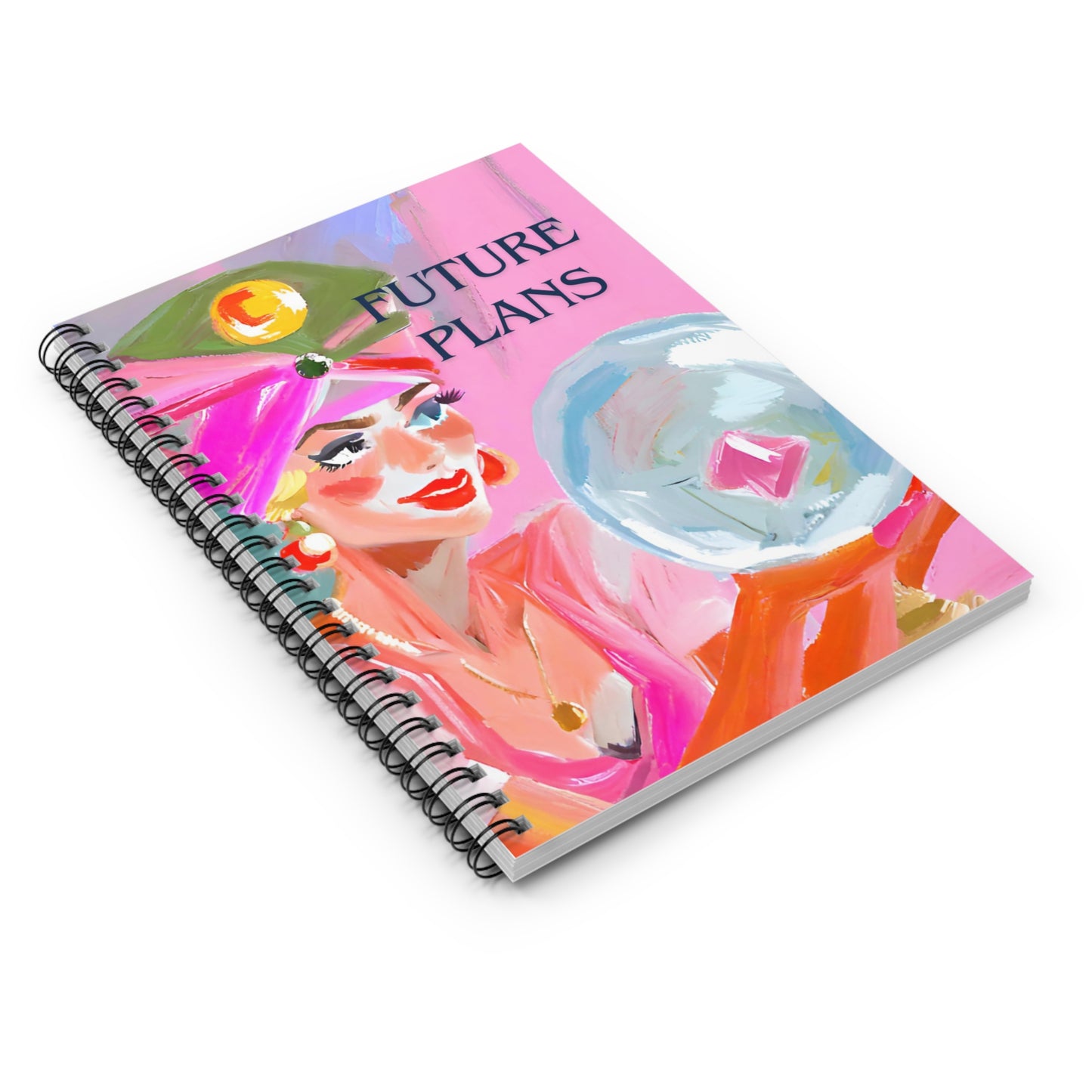 Crystal the Psychic Spiral Notebook - Ruled Line