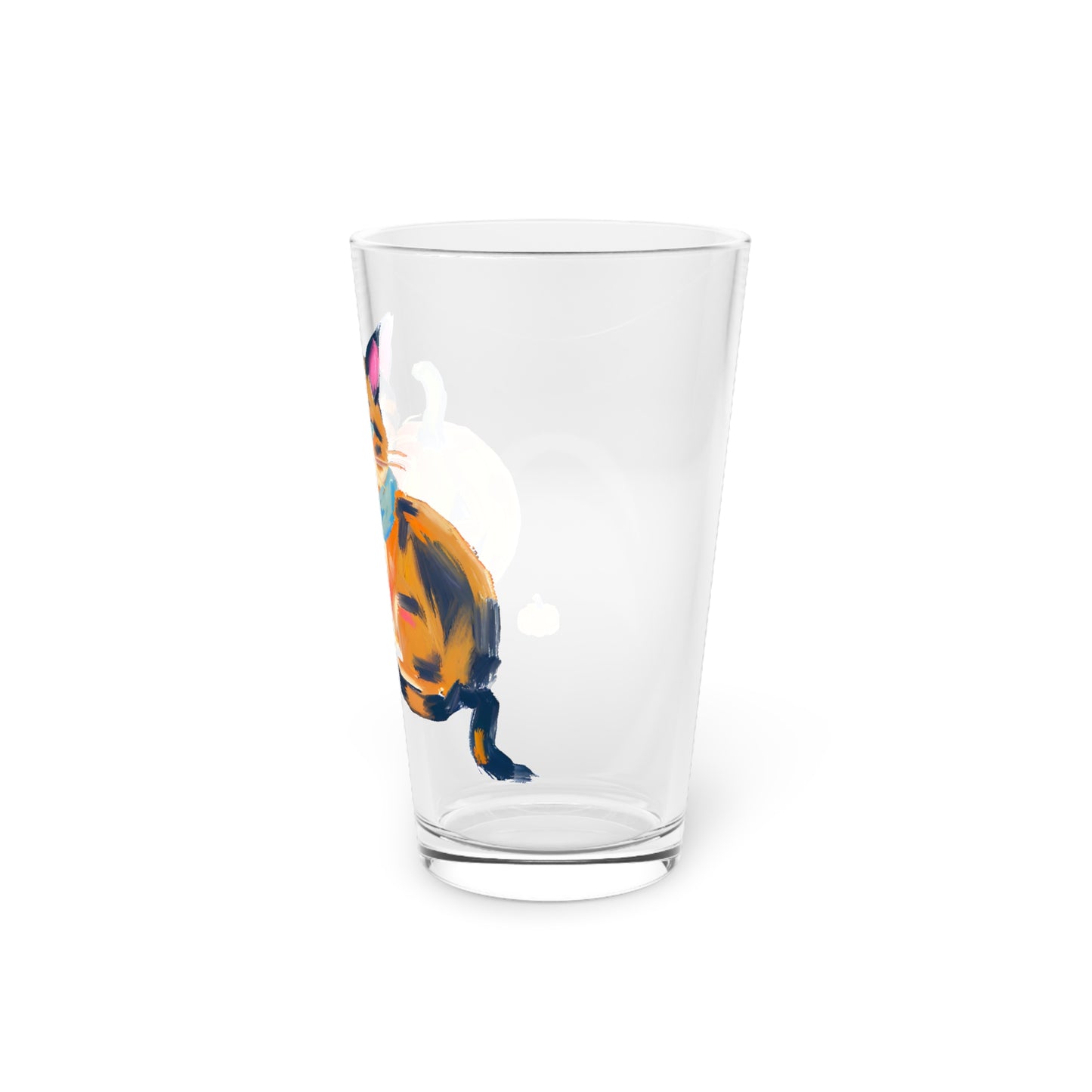 Peter the Pumkin Cat Pint Glass, 16oz