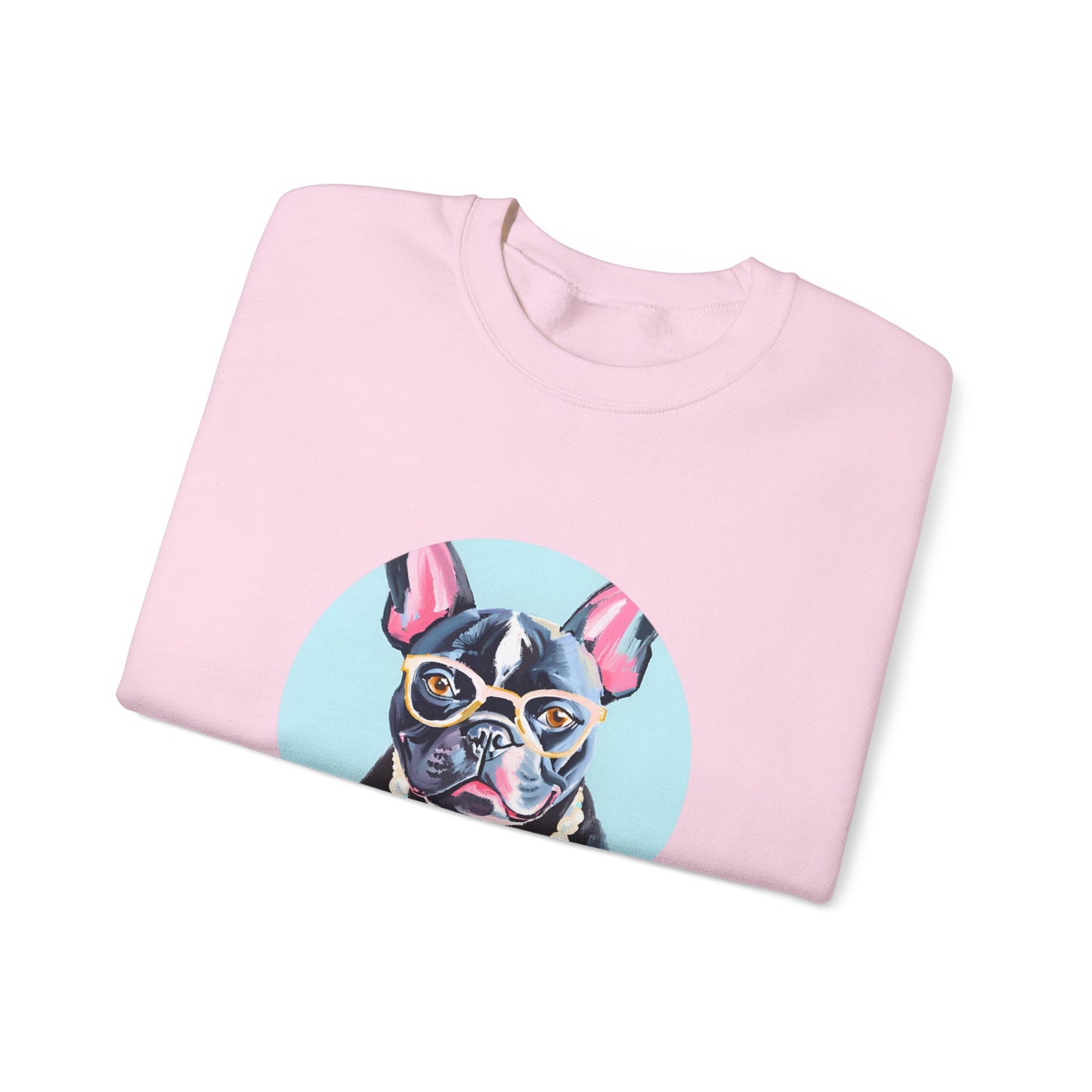 Pearl the Fancy Frenchie Unisex Heavy Blend™ Crewneck Sweatshirt