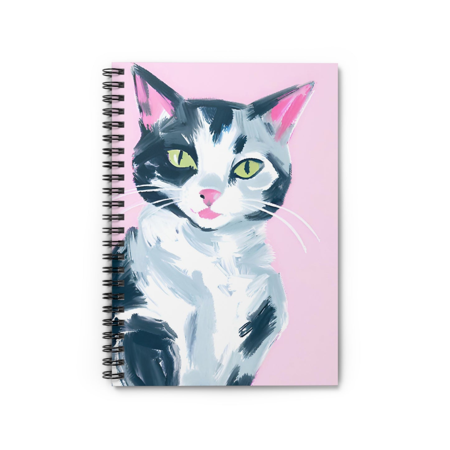 Spiral Notebook "Emilia the Tuxedo Cat"