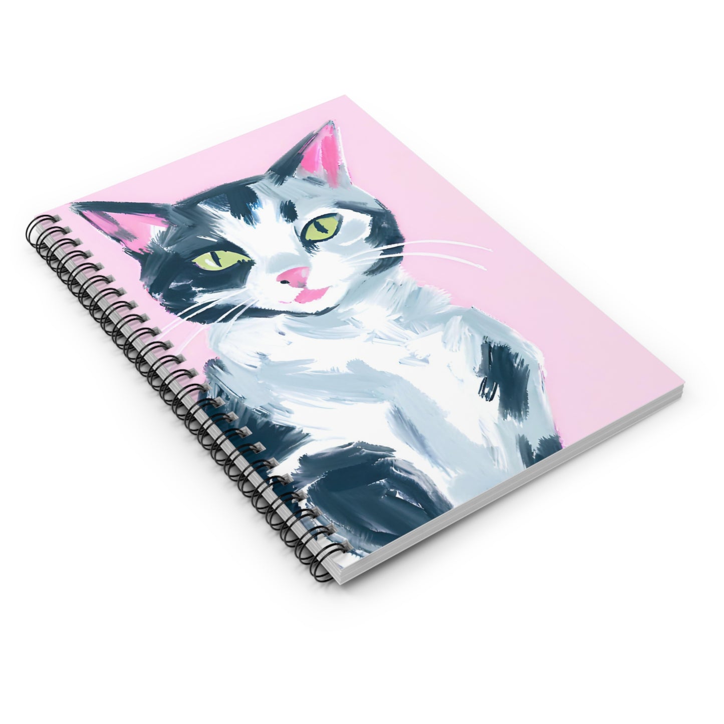 Spiral Notebook "Emilia the Tuxedo Cat"