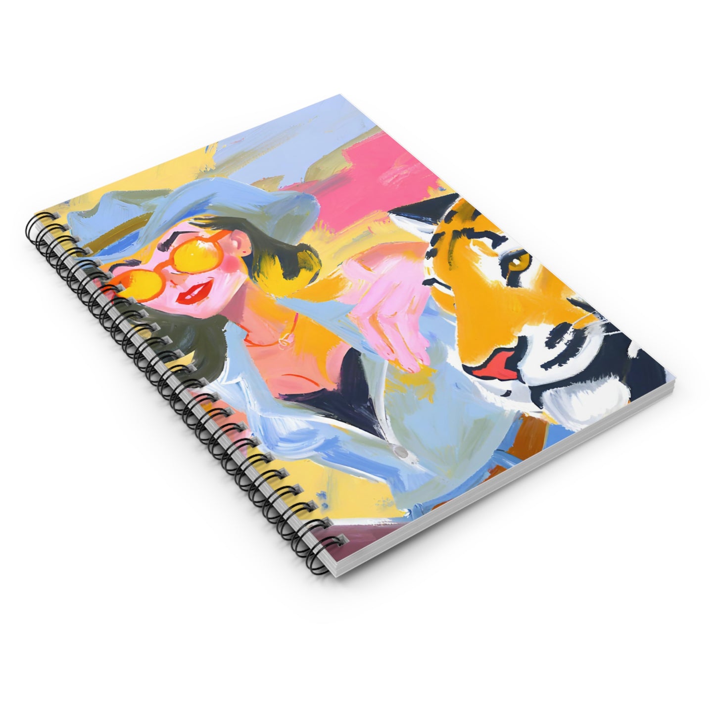 Cowgirls and Tigers Spiral Notebook - Ruled Line