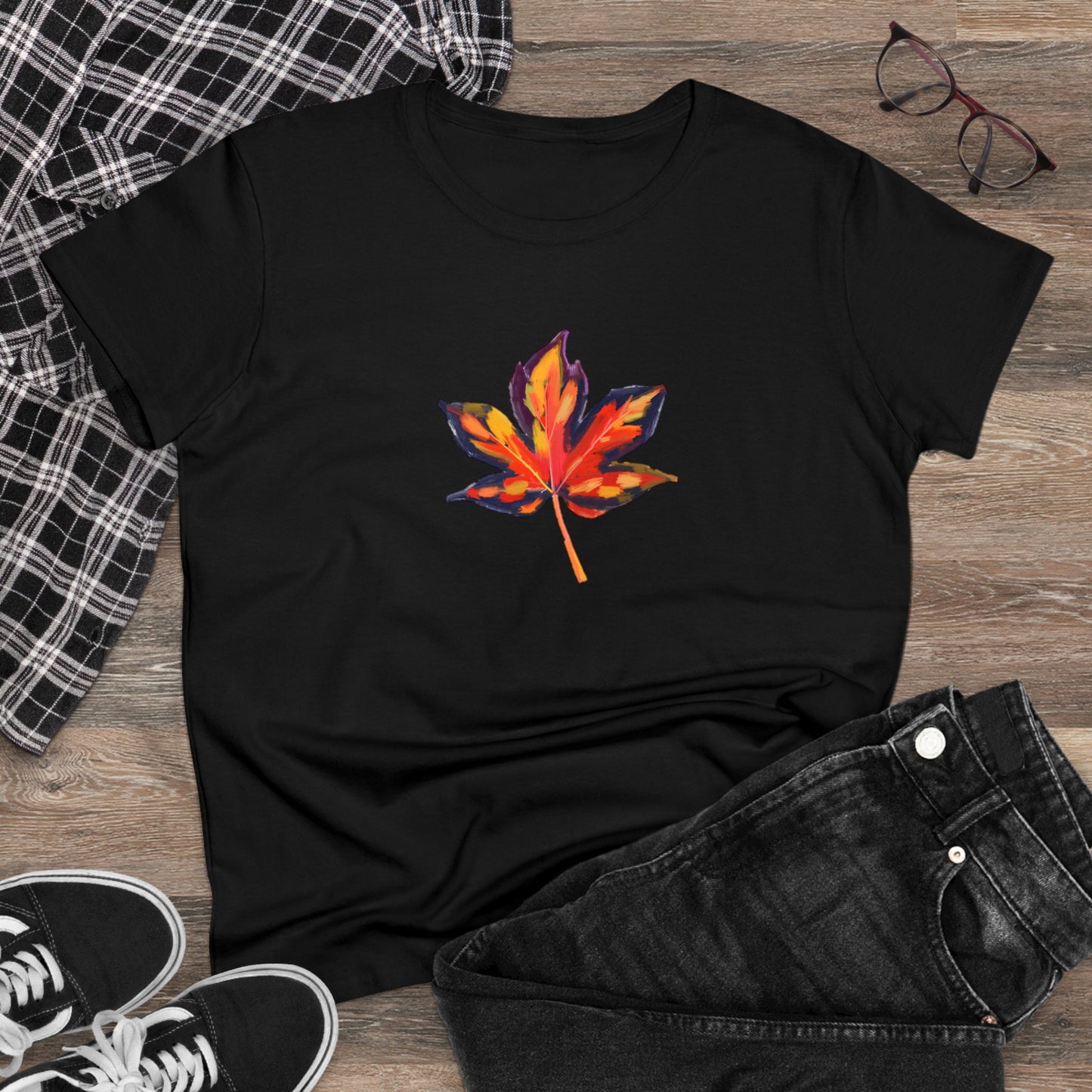 Be leaf in yourself Women's Midweight Cotton Tee