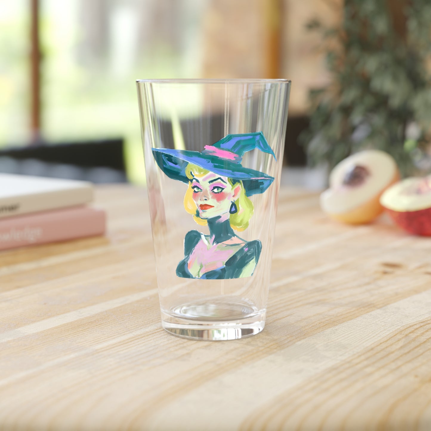 Pint Glass  "Audrina the Fancy Witch"