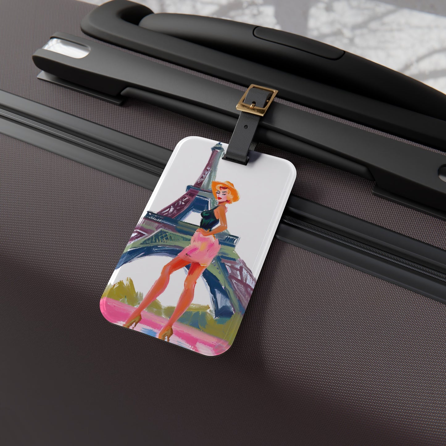 Paris Luggage Tag