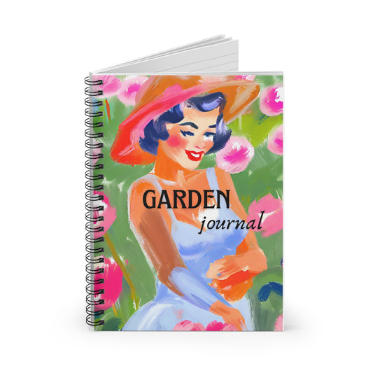 Ivy the Garden Goddess Spiral Notebook - Ruled Line