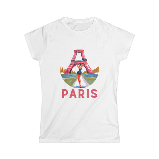 Paris Getaway Women's Softstyle Tee