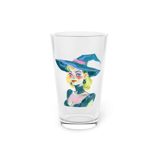 Pint Glass  "Audrina the Fancy Witch"