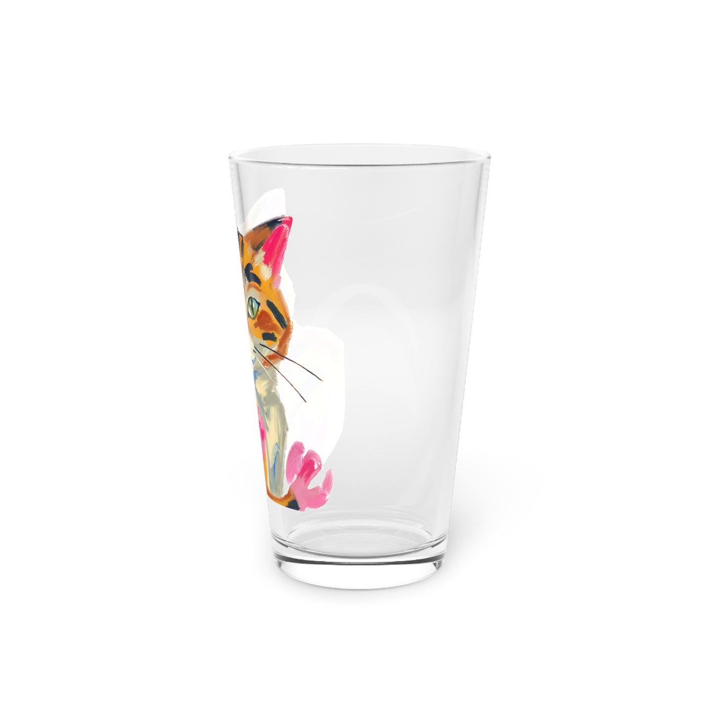 Royal Tigerlily Pint Glass, 16oz