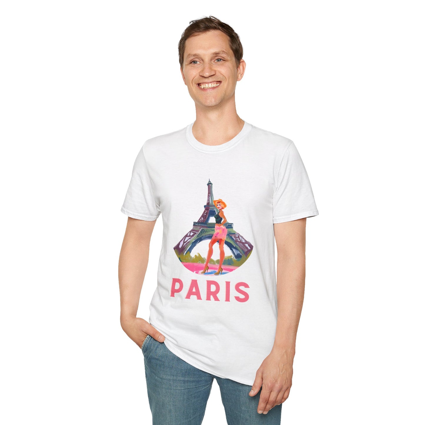 Stylish Paris Unisex Softstyle T-Shirt