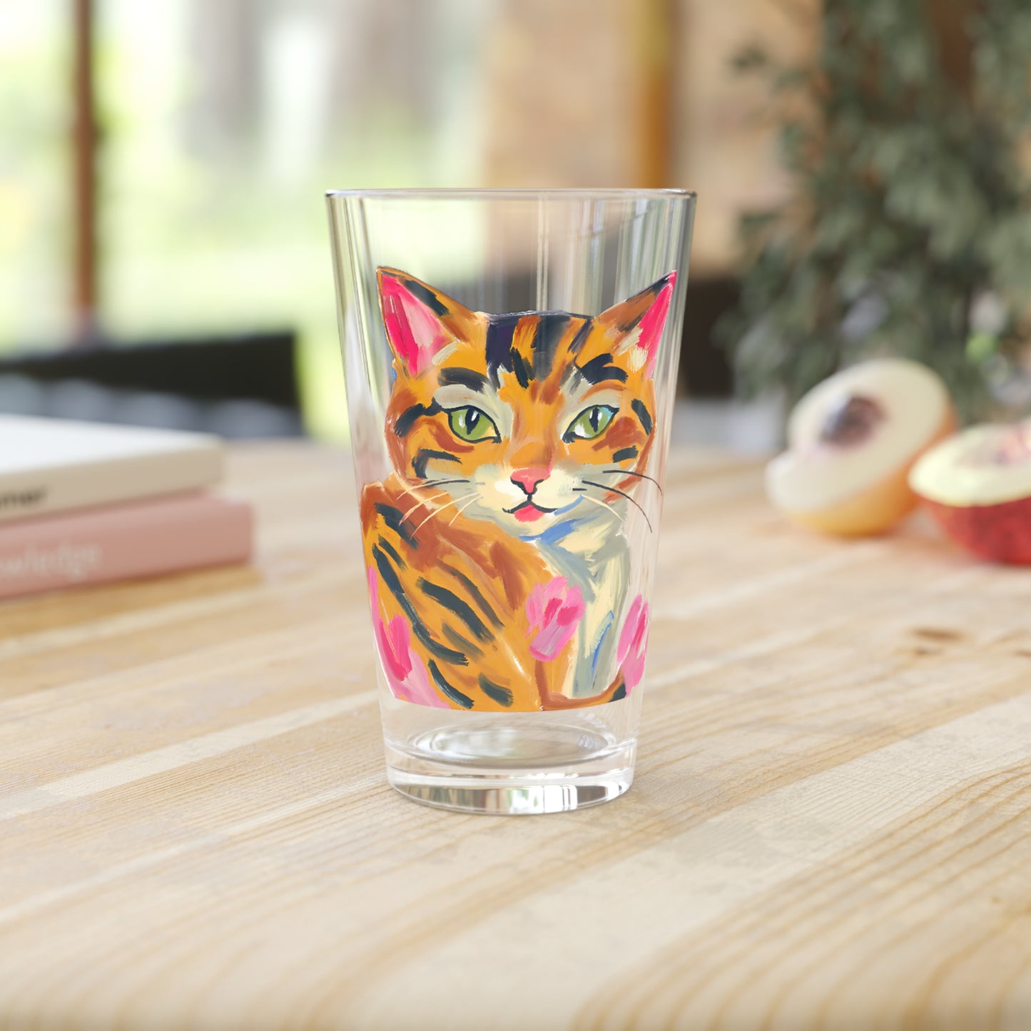 Royal Tigerlily Pint Glass, 16oz