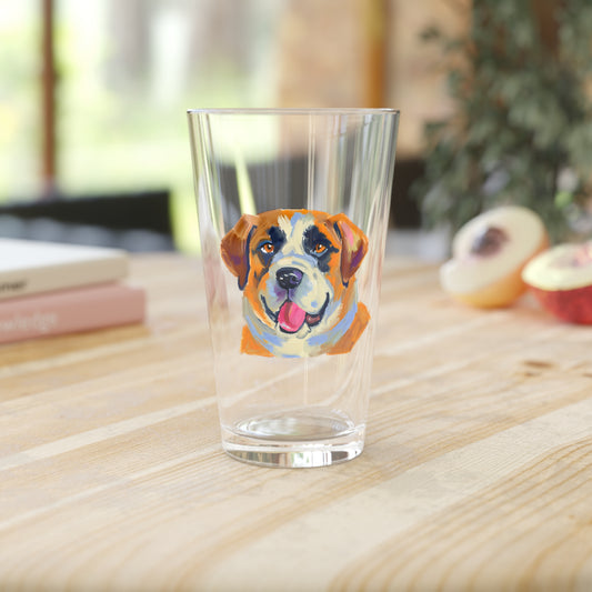 St. Bernard Pint Glass, 16oz