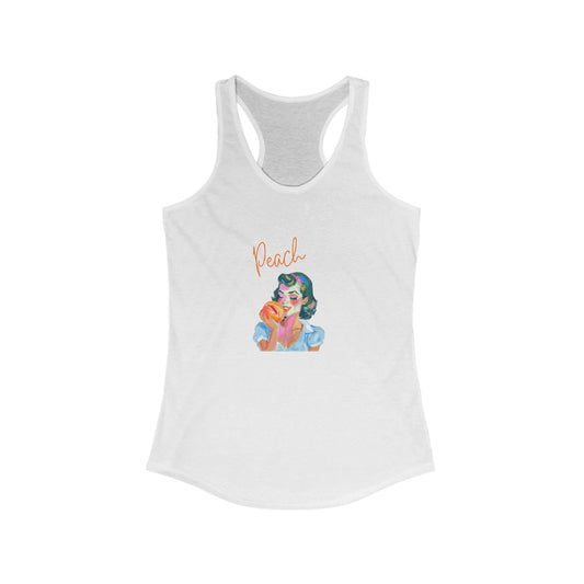 She's a Peach Women's Ideal Racerback Tank