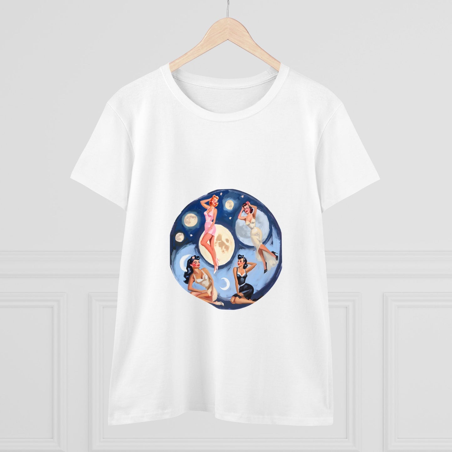 Celestial Bodies Women's Midweight Cotton Tee