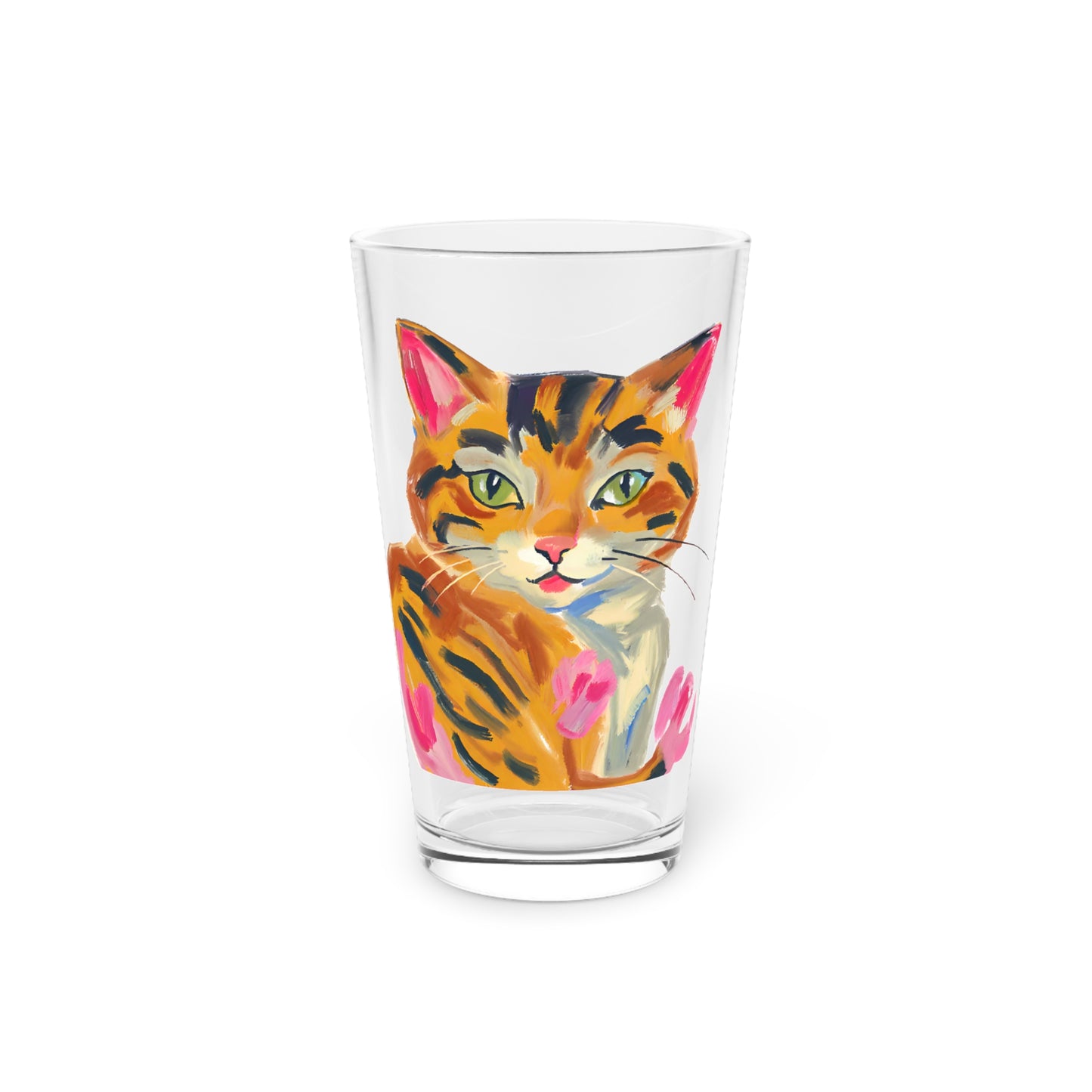 Royal Tigerlily Pint Glass, 16oz