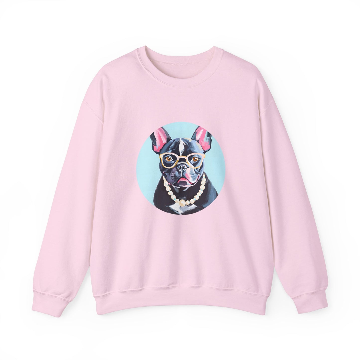 Pearl the Fancy Frenchie Unisex Heavy Blend™ Crewneck Sweatshirt