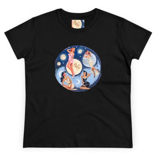 Celestial Bodies Women's Midweight Cotton Tee