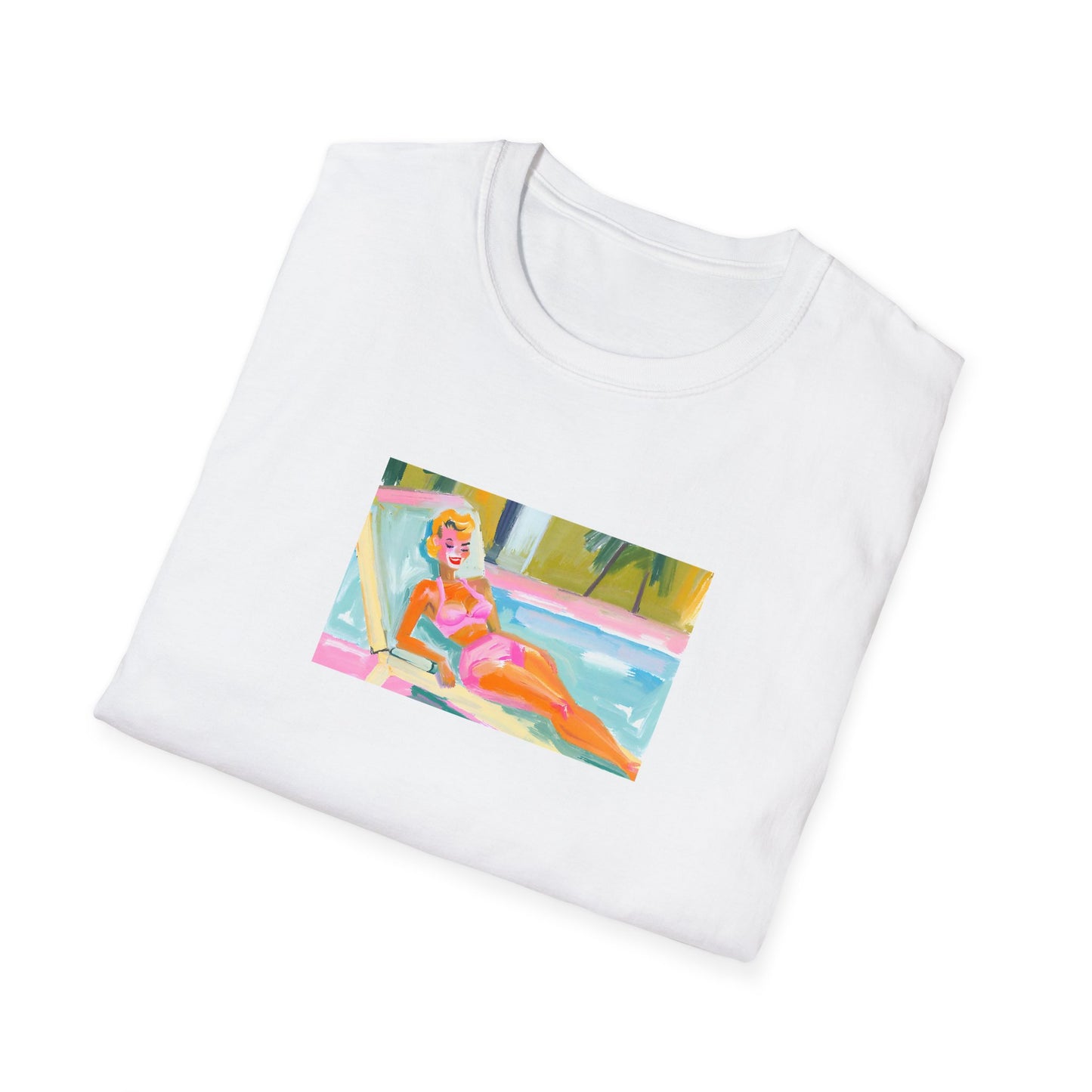 Bathing Beauty Unisex Softstyle T-Shirt