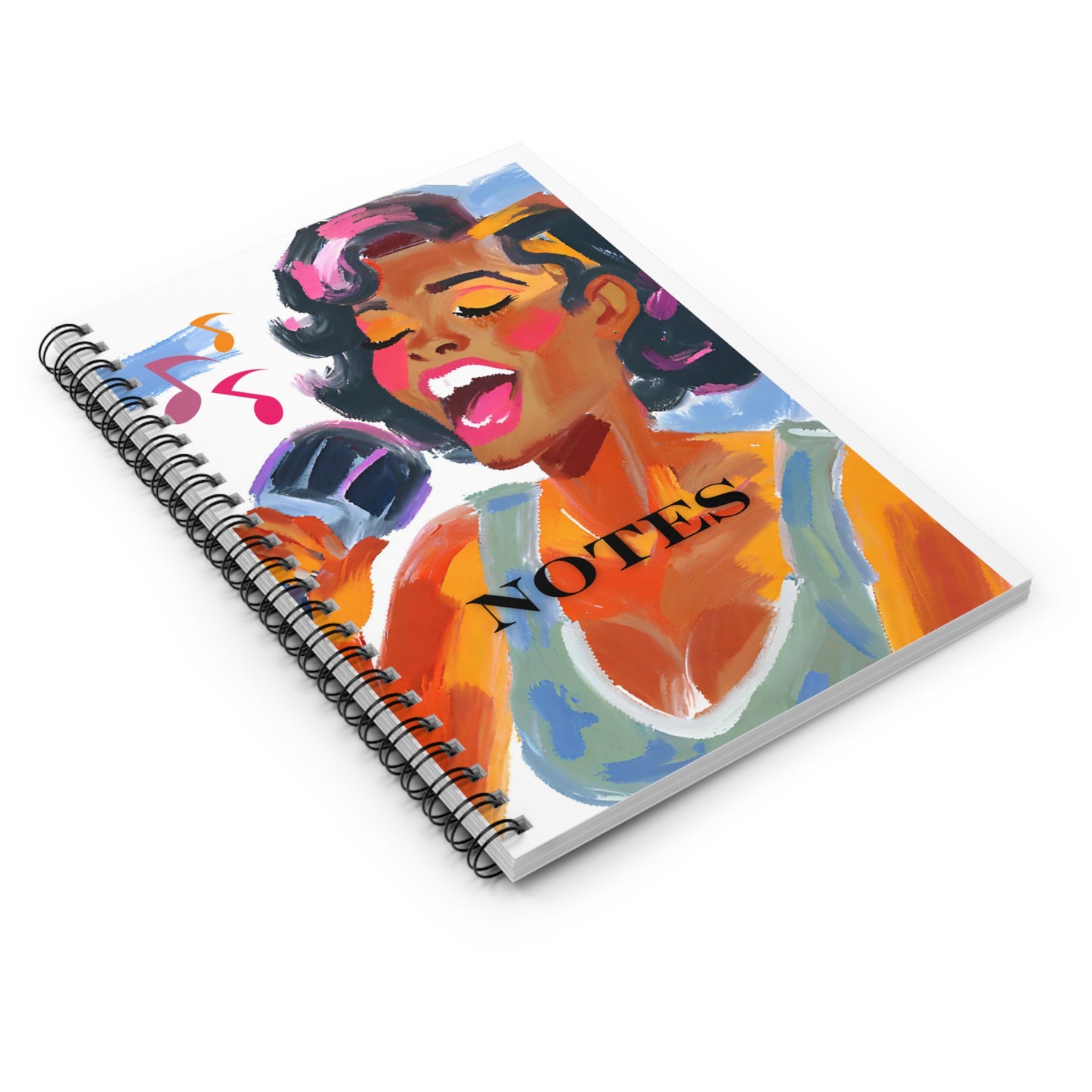 Sheila the Soprano Spiral Notebook - Ruled Line