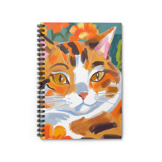 Toasty the Tabby Spiral Notebook - Ruled Line