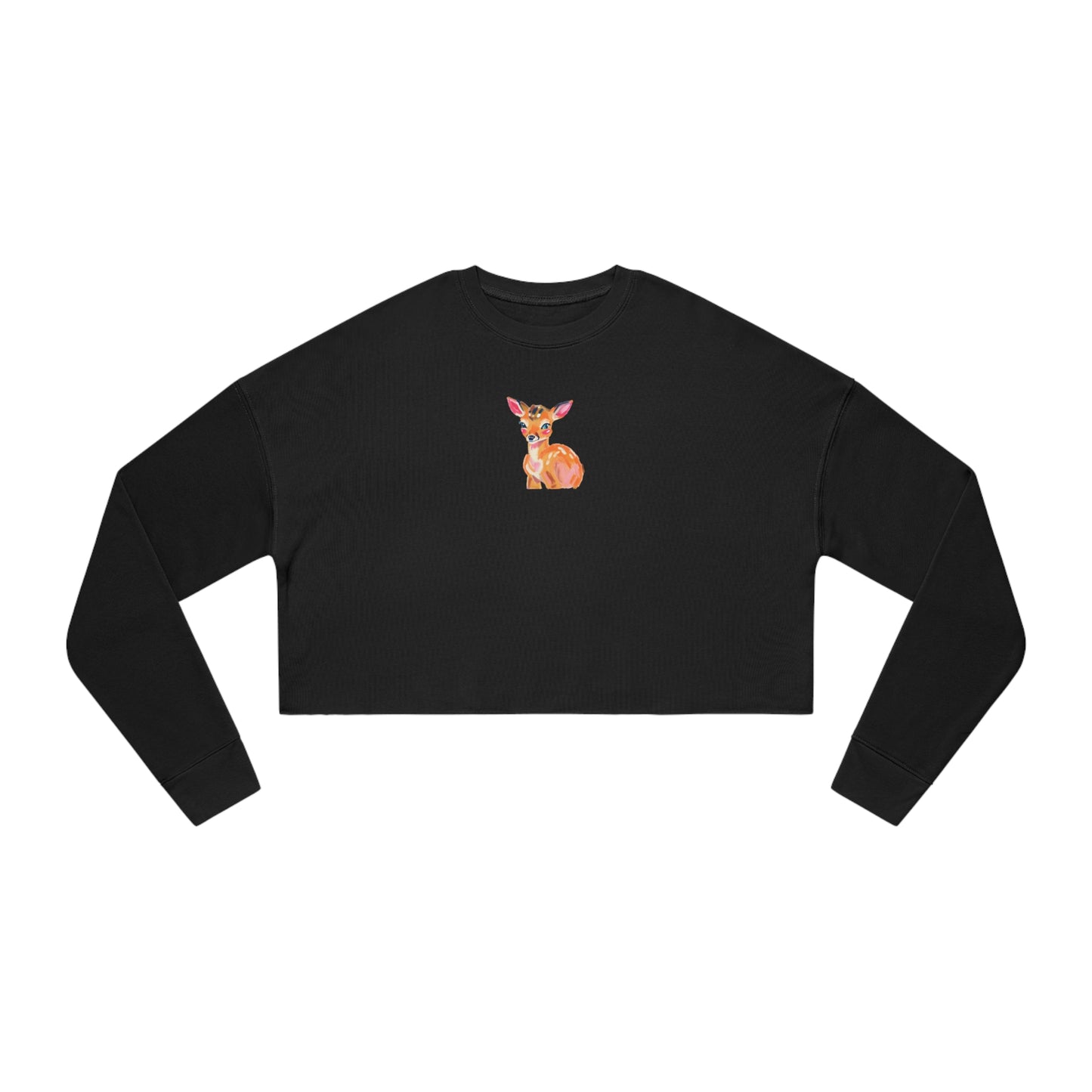 Deer Me! Women's Cropped Sweatshirt