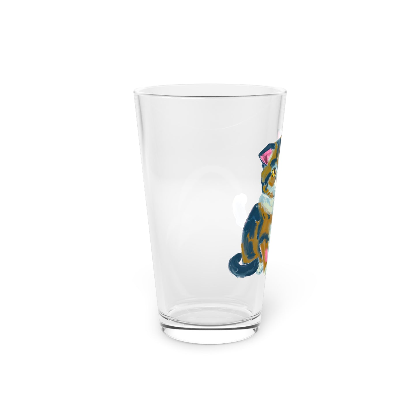 Shinty the Kitty Pint Glass, 16oz