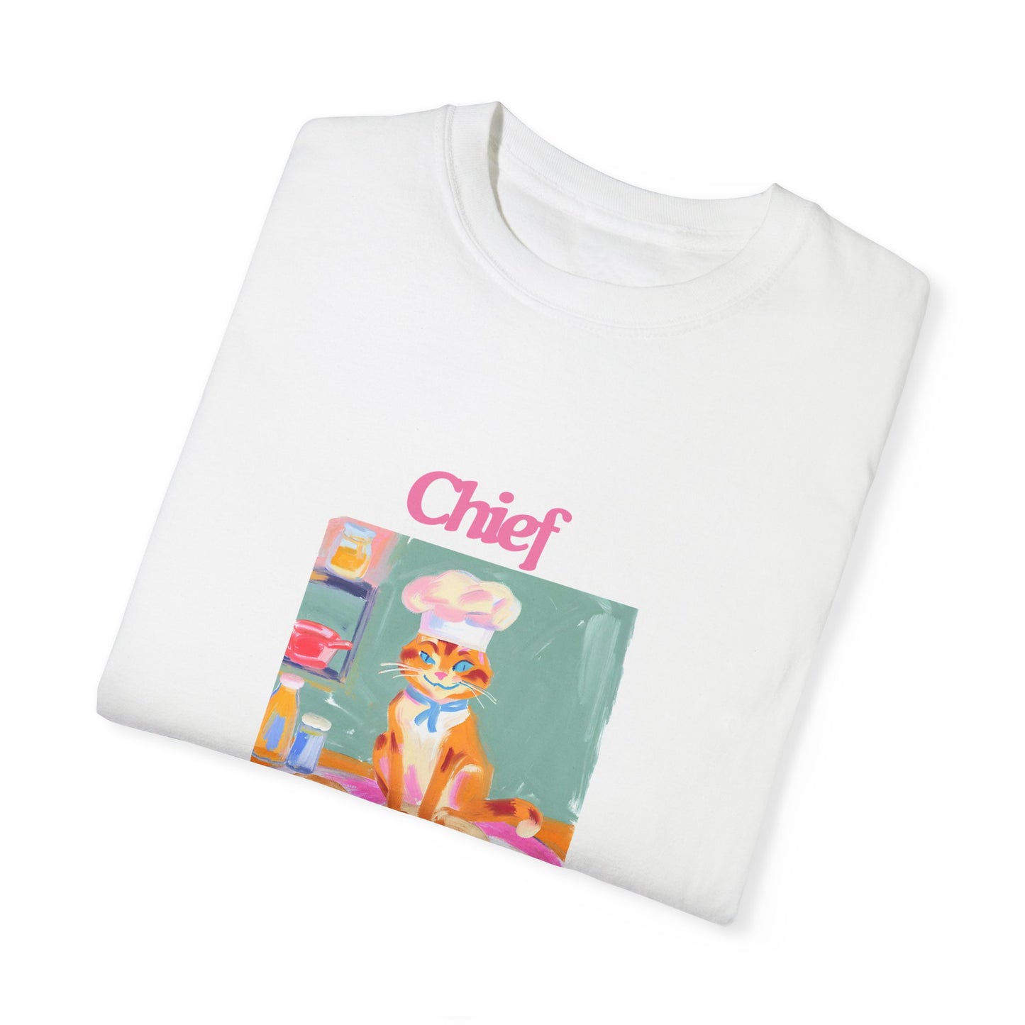 Chief Muffin Maker Unisex Garment-Dyed T-shirt