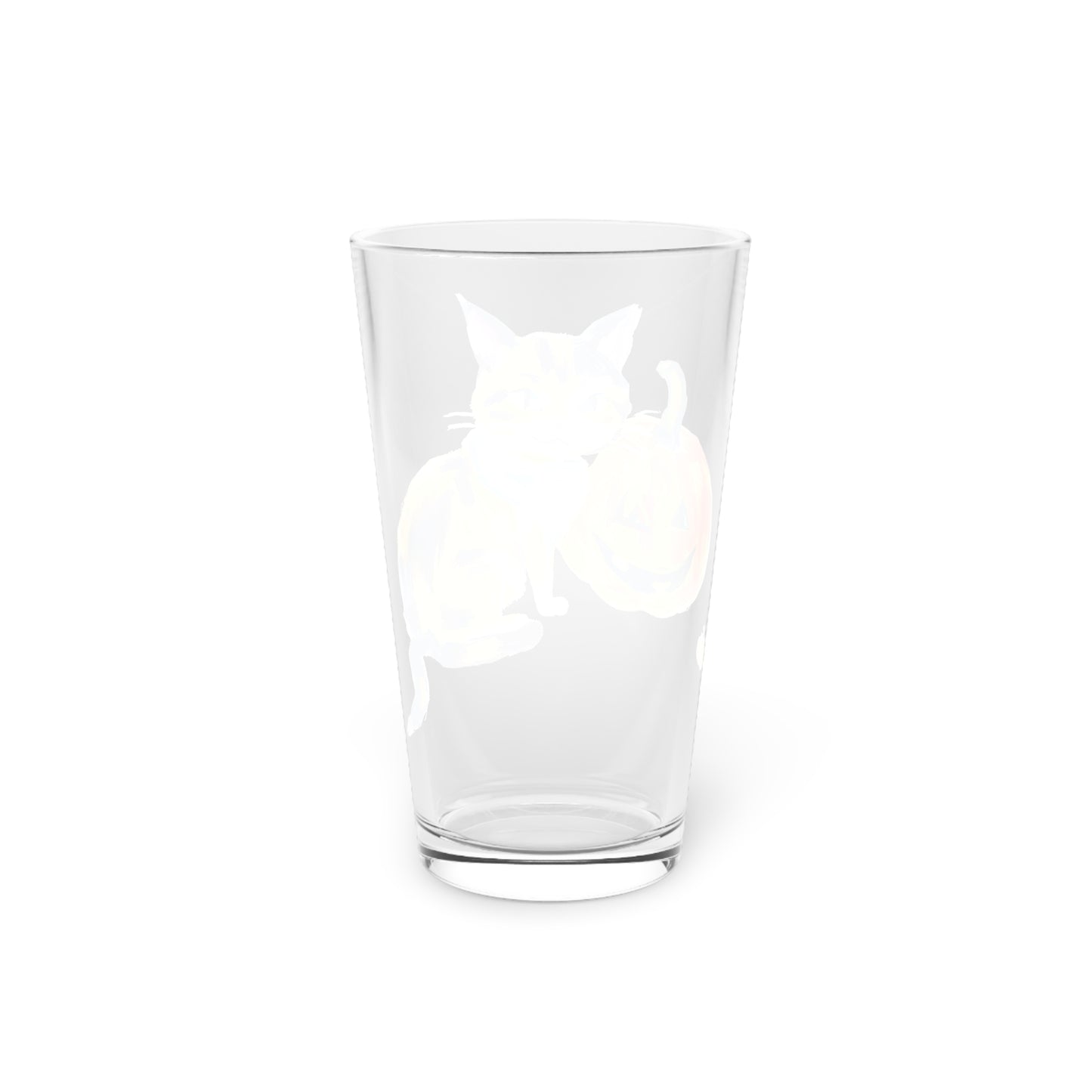 Peter the Pumkin Cat Pint Glass, 16oz