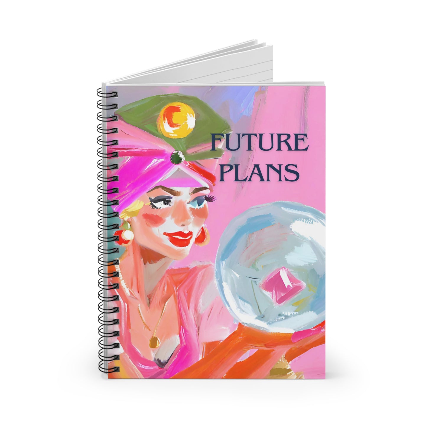 Crystal the Psychic Spiral Notebook - Ruled Line