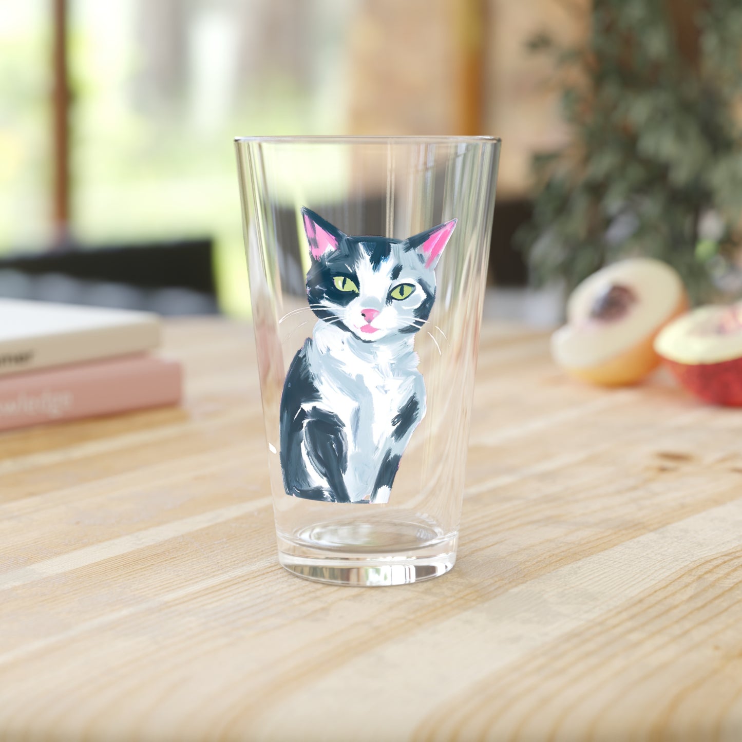 Bonny the Kitty Pint Glass, 16oz