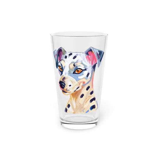 Domino the Dalmatian Pint Glass, 16oz