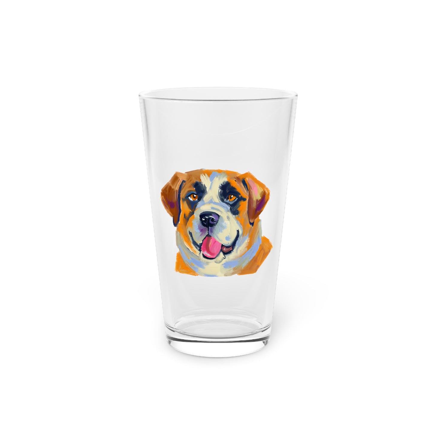 St. Bernard Pint Glass, 16oz