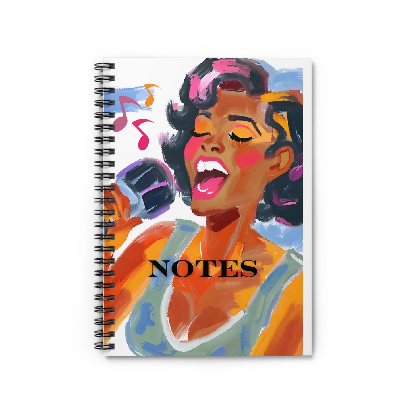 Sheila the Soprano Spiral Notebook - Ruled Line