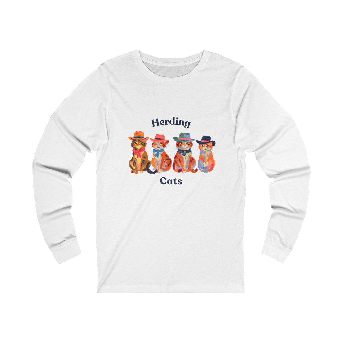 Herding Cats Unisex Jersey Long Sleeve Tee