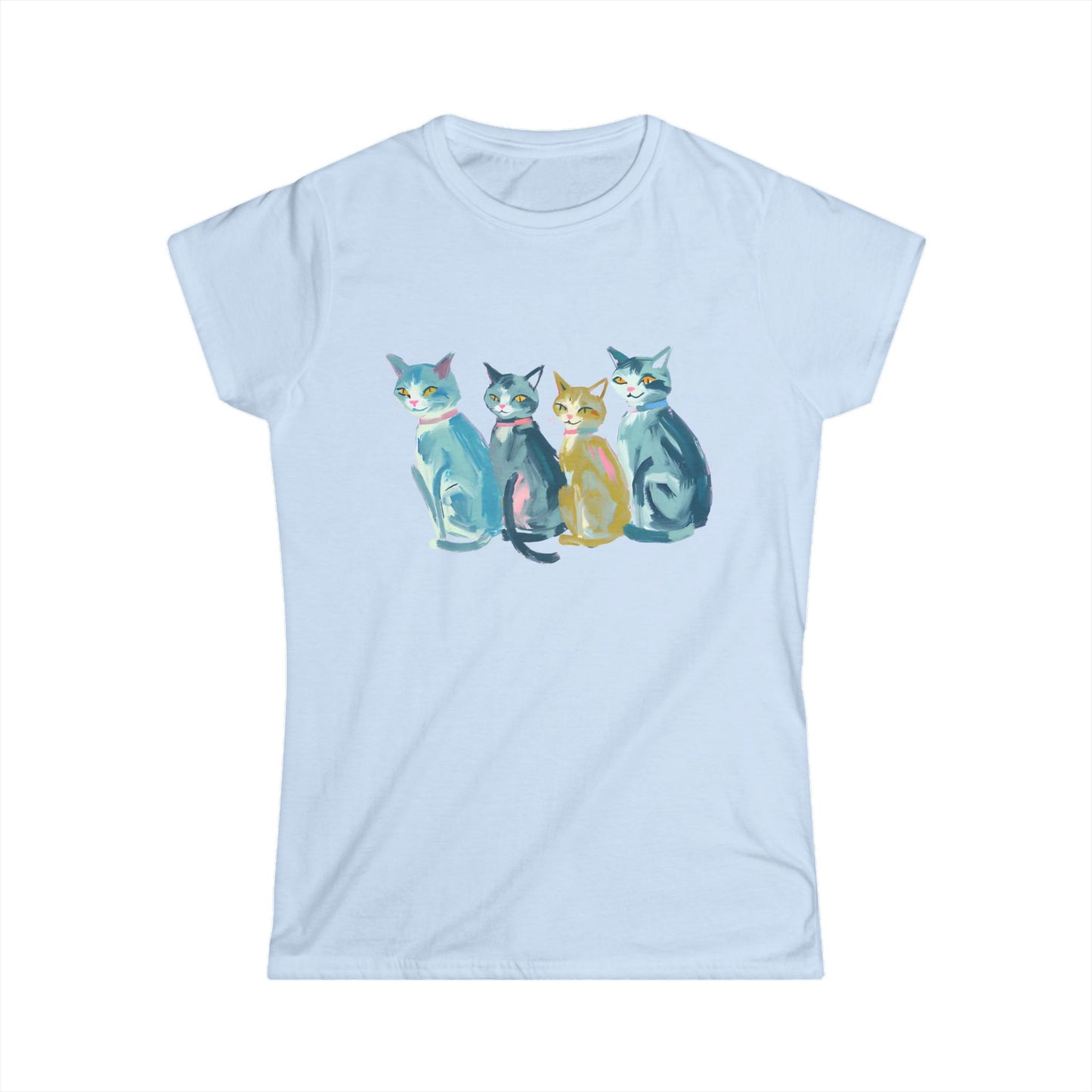 A Clowder of Cats Women's Softstyle Tee