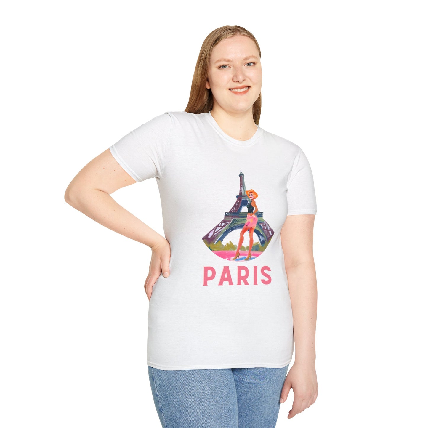 Stylish Paris Unisex Softstyle T-Shirt