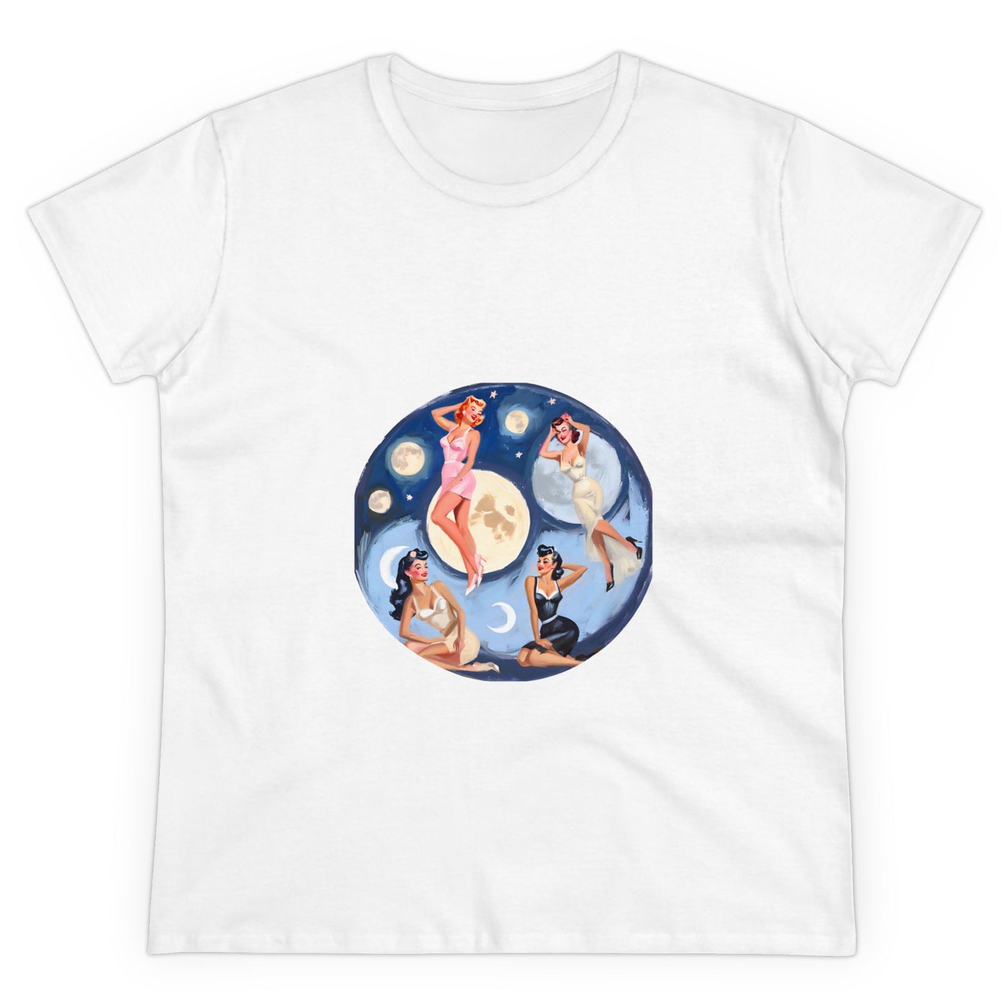 Celestial Bodies Women's Midweight Cotton Tee