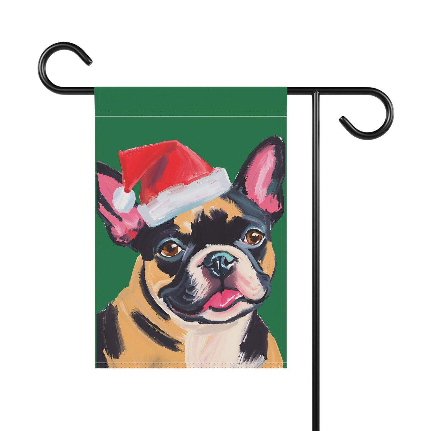 Frenchie Christmas Garden & House Banner