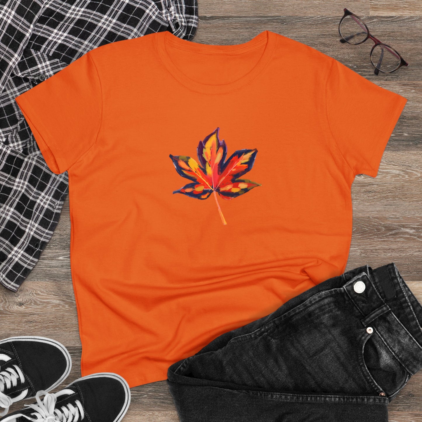 Be leaf in yourself Women's Midweight Cotton Tee