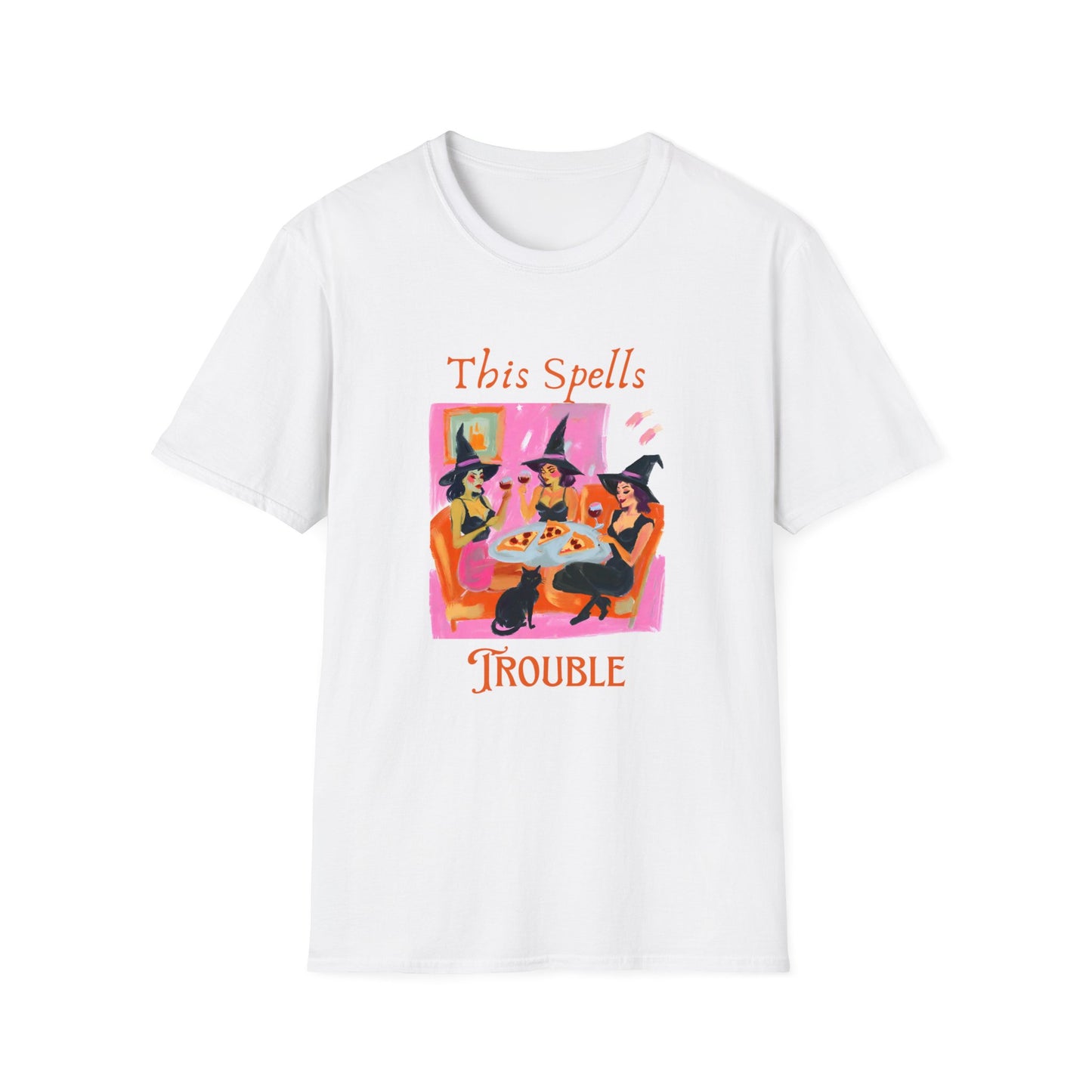 This Spells Trouble Unisex Softstyle T-Shirt